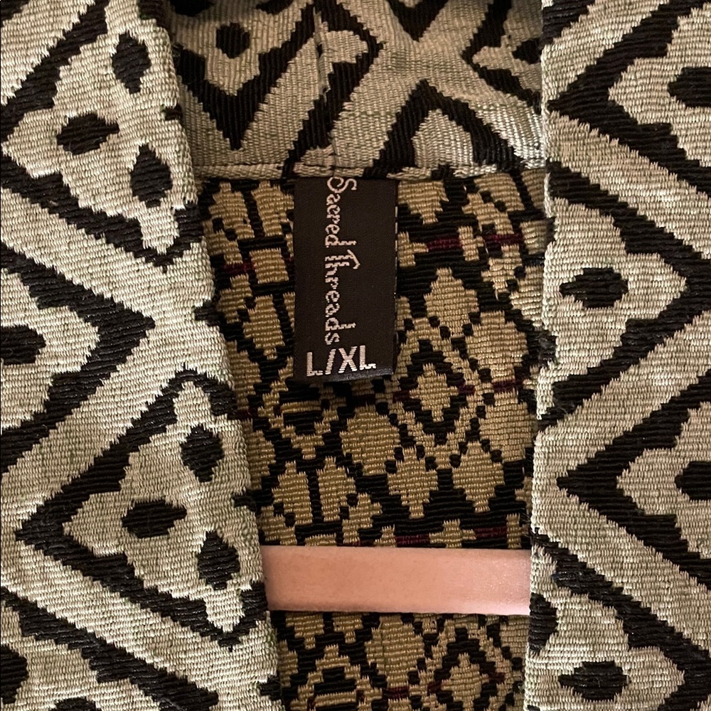 Sacred Threads Vibrant Patterned Coat - image 2